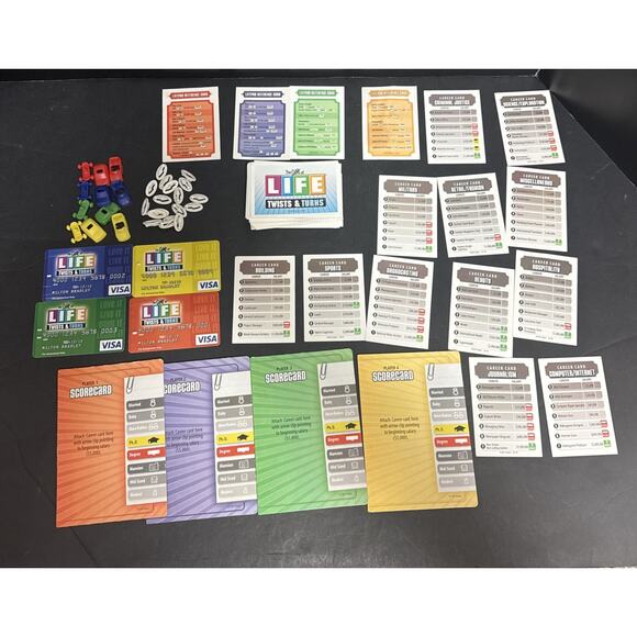 The Game of Life Twists & Turns Milton Bradley Board Game 100% Complete Tested - Picture 5 of 16